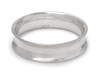 GEORG JENSEN, NANNA DITZEL, MODERNIST SILVER BANGLE BRACELET