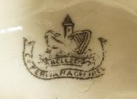 A Belleek Prince of Wales Ice Pail and Cover Height 19 1/4 inches. — SECOND BLACK MARK (1891-1926)