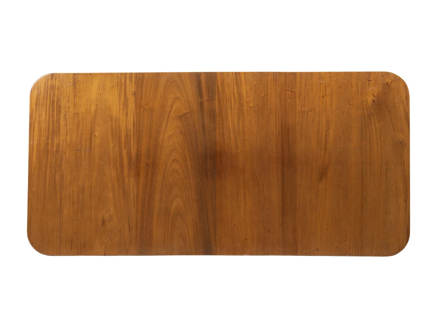 A George III-Style Double Pedestal Mahogany Dining Table