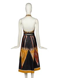 Valentino Painted Leather Dress