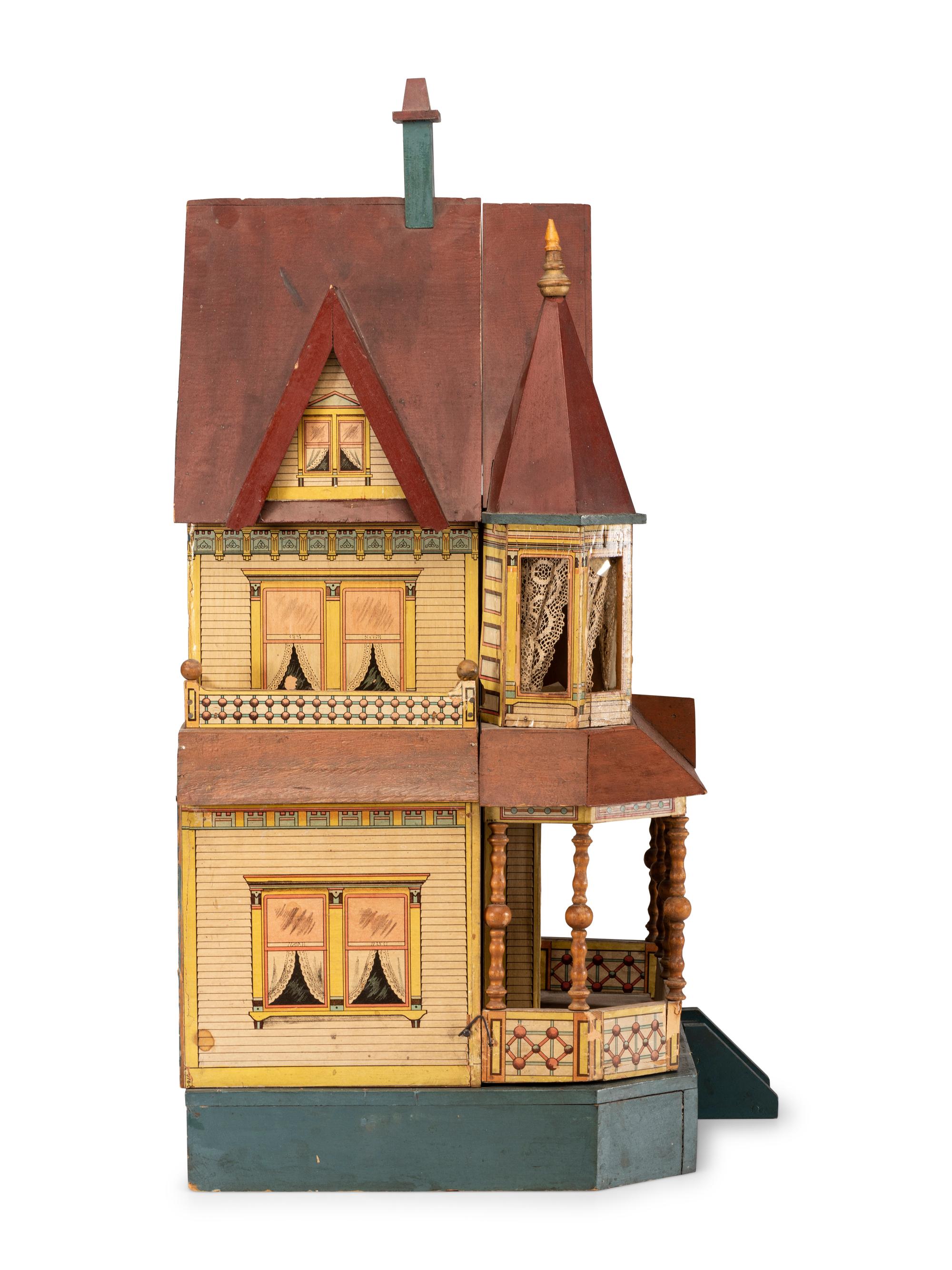 A Large R. Bliss Manufacturing Dollhouse