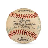 A 1959 Green Bay Blue Jays Team Signed Autograph Baseball