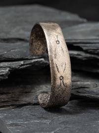 Navajo Stamped Ingot Cuff Bracelet, Collected by Hoffman Birney (1891-1958)