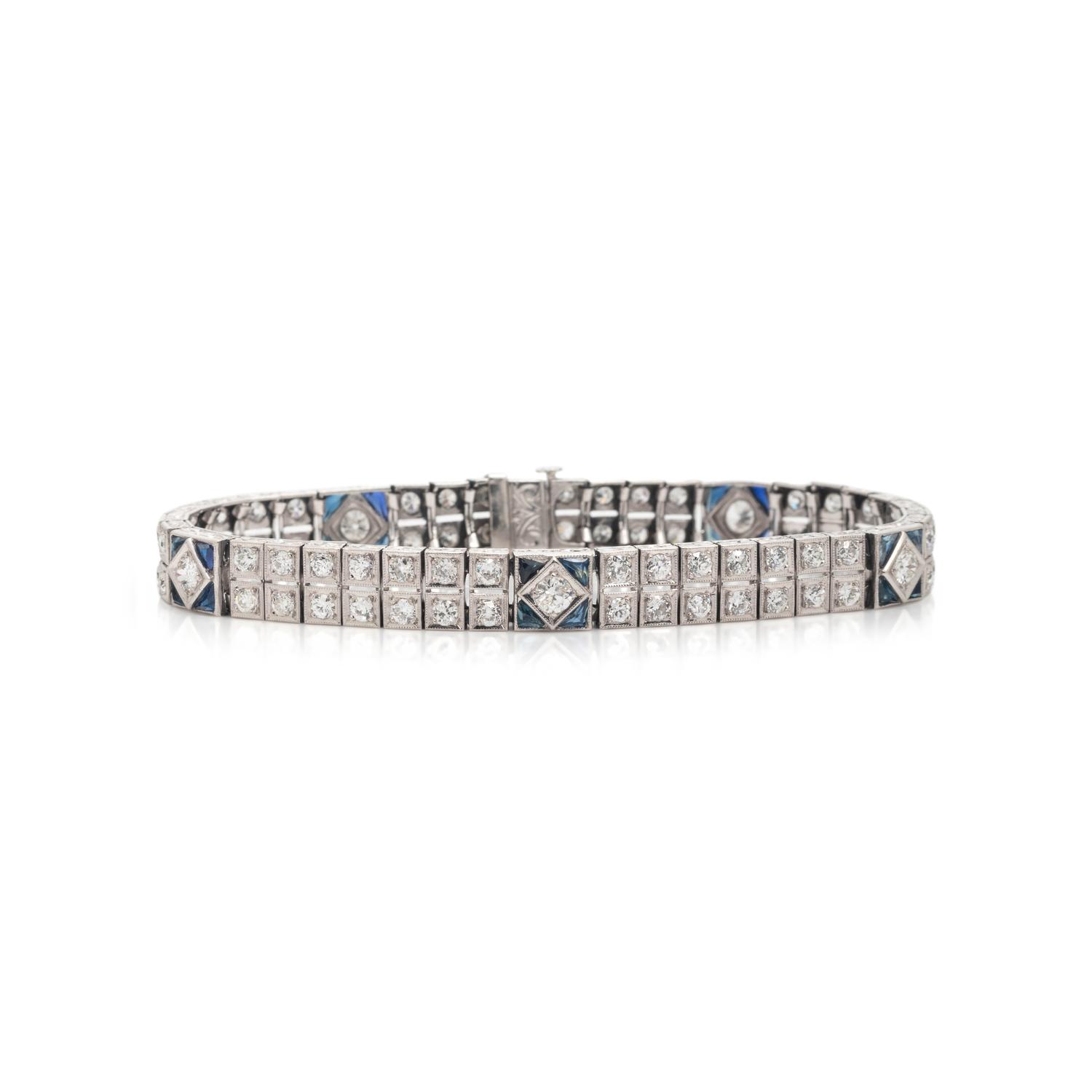ART DECO, DIAMOND BRACELET