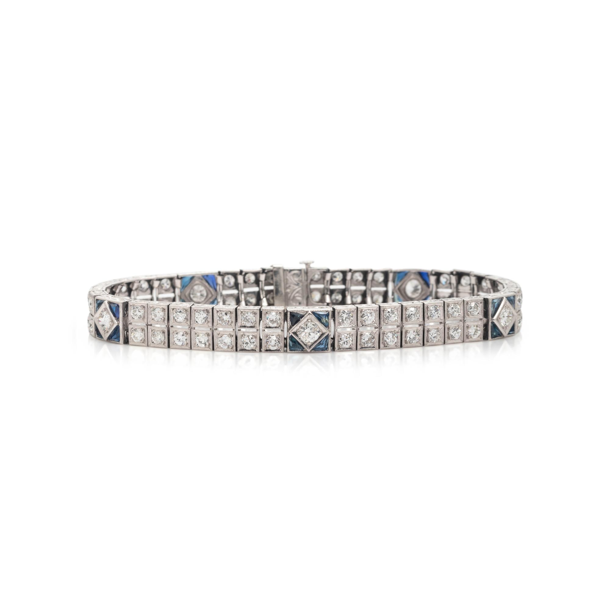 ART DECO, DIAMOND BRACELET