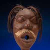 Tlingit Carved Effigy Rattle