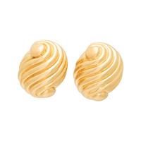 DAVID WEBB, YELLOW GOLD CLIP EARRINGS