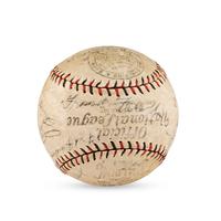 A 1928 St. Louis Cardinals Team Signed Autograph Baseball Featuring Jesse Haines, Chick Hafey, Frank Frisch, Rabbit Maranville and Grover Cleveland Alexander (PSA Letter of Authenticity),