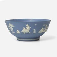 A Wedgwood Solid Blue Jasperware Bowl UK, 1780s