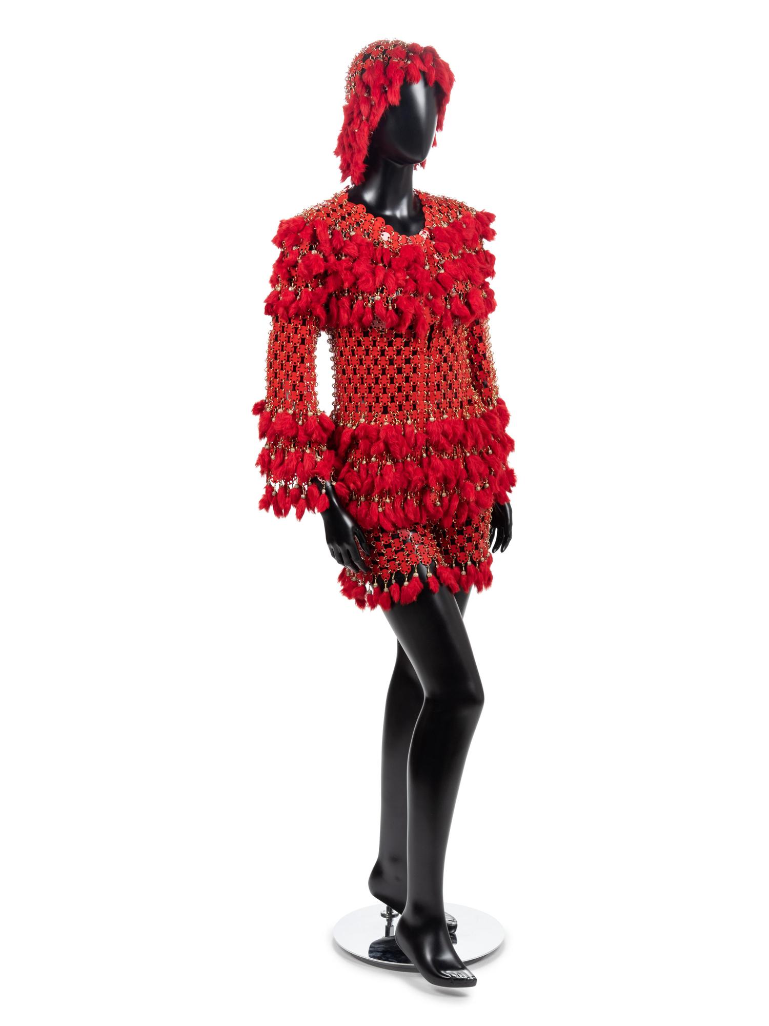 Paco Rabanne Disc and Rabbit Fur Ensemble, 1993