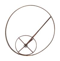 A Child’s Hoop Toy and Bell Wheel Push Toy