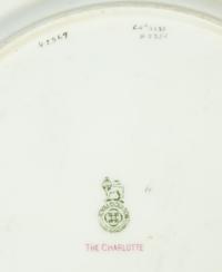 A Royal Doulton Porcelain Dinner Service in the Charlotte Pattern
