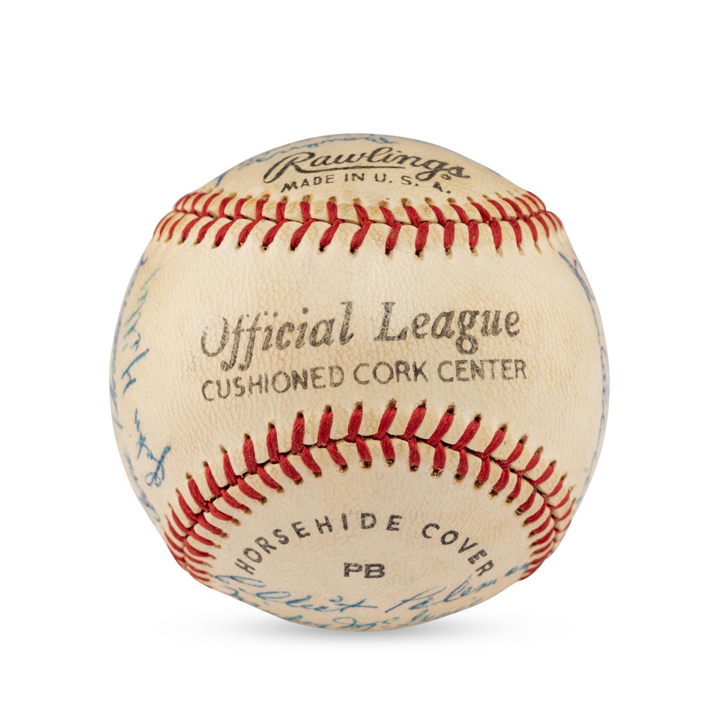 A 1960-61 Fox Cities Foxes Team Signed Autograph Baseball