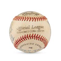 A 1960-61 Fox Cities Foxes Team Signed Autograph Baseball