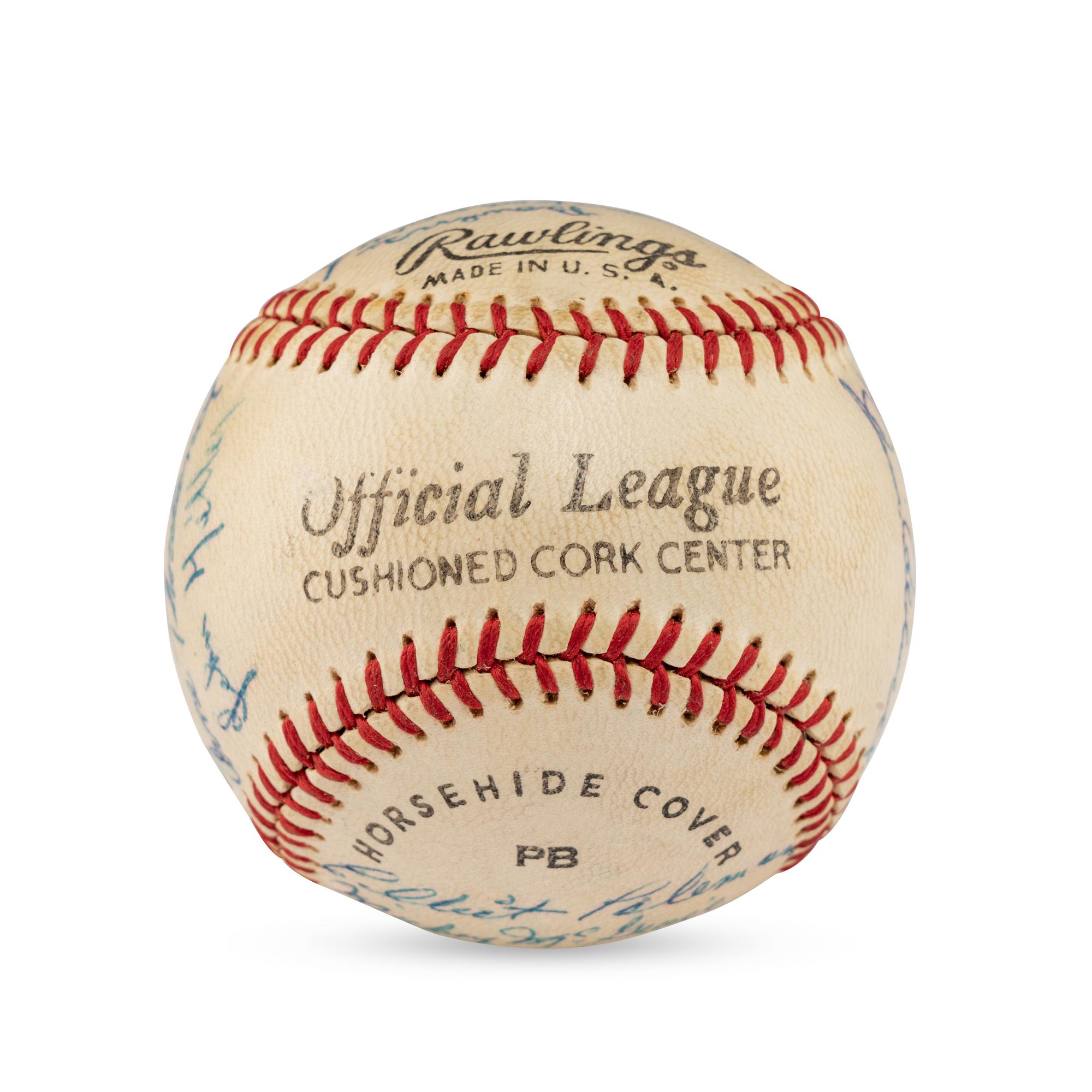 A 1960-61 Fox Cities Foxes Team Signed Autograph Baseball