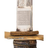 19th Century E.A. Armstrong Mfg. Co. Etched Presentation Sword