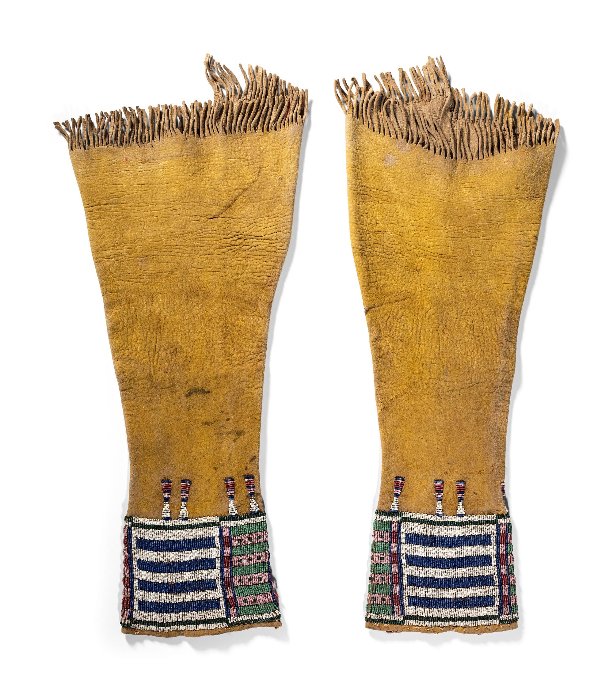 Cheyenne Beaded Hide Leggings