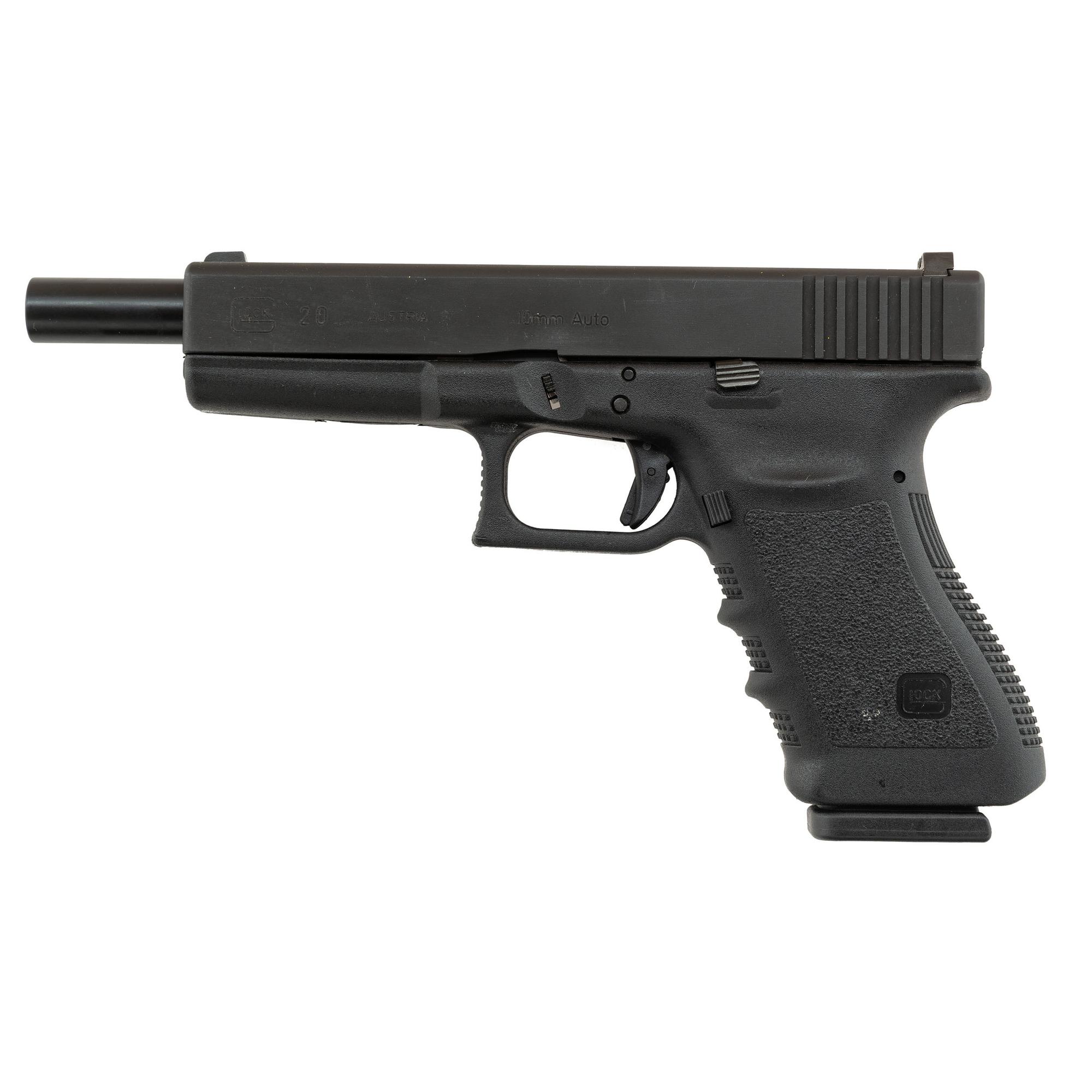 *Glock 20 Gen 3 in Glock "Tupperware" Box with Accessories and Extended Barrel