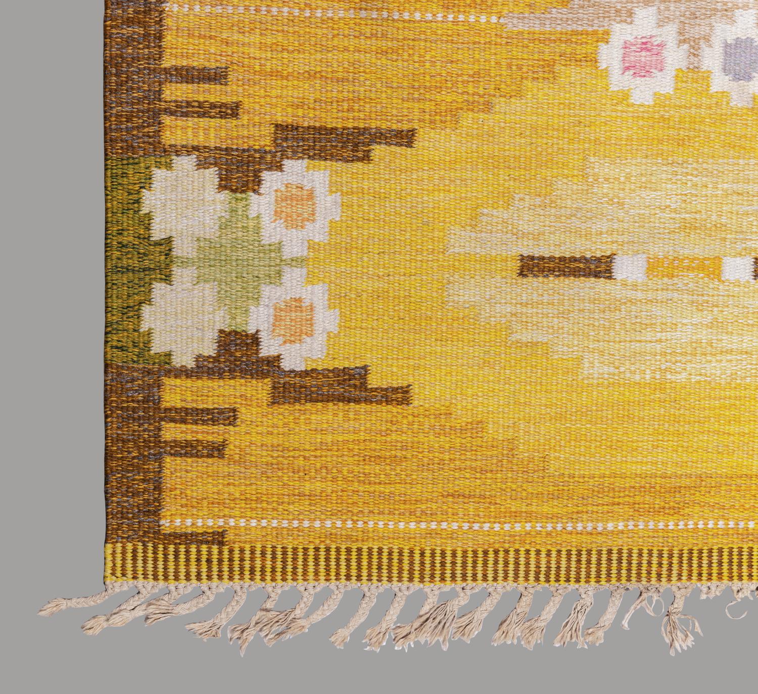 Örbyhus Flatweave Rug, c. 1960