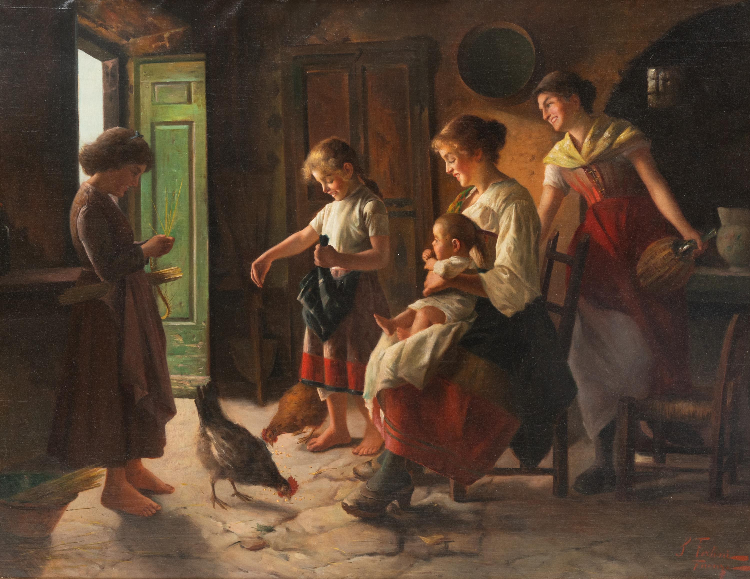 Feeding the Hens