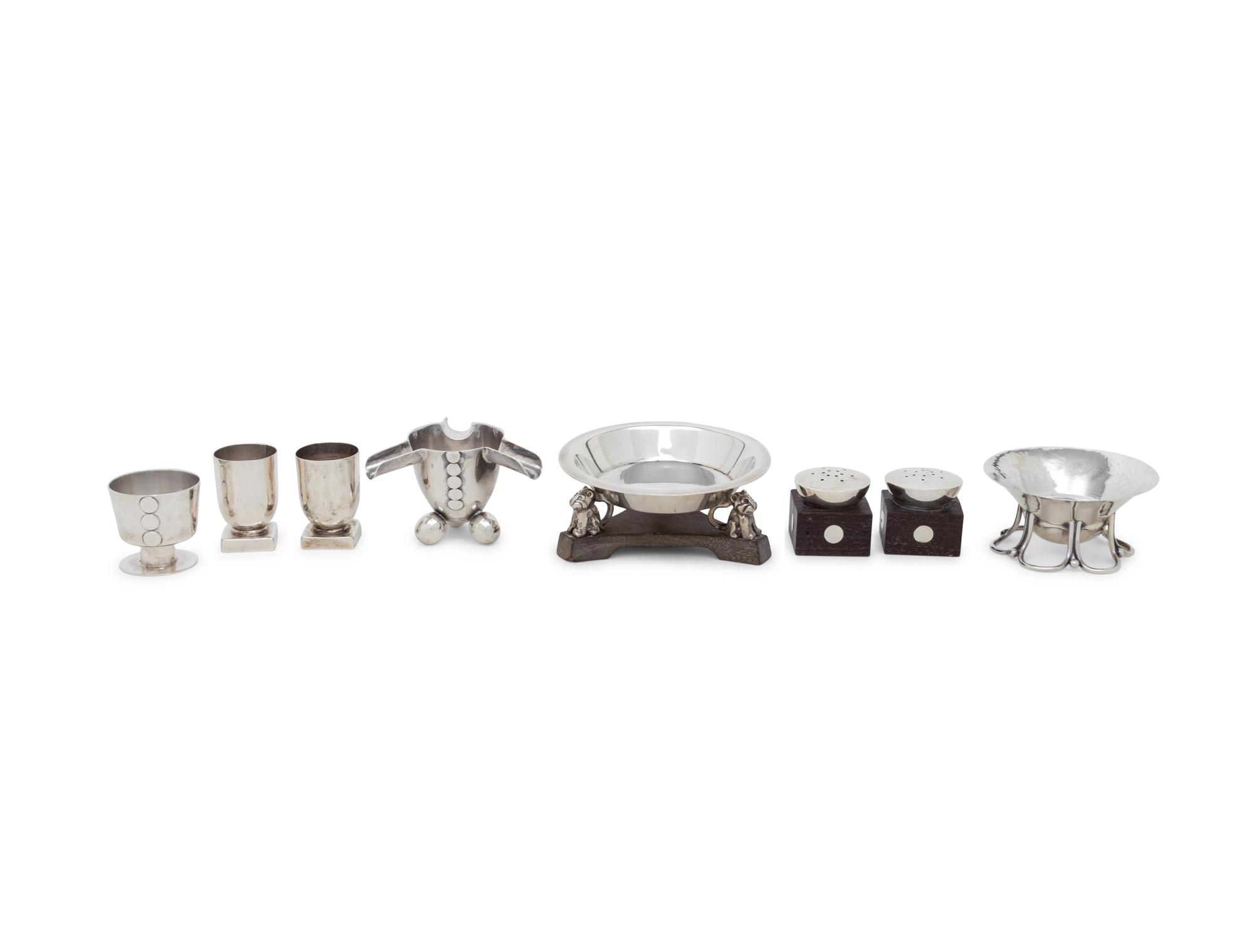 A Collection of Mexican Silver Table Articles