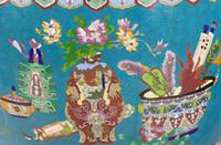 A Pair of Chinese Cloisonné Fish Bowls and Stands