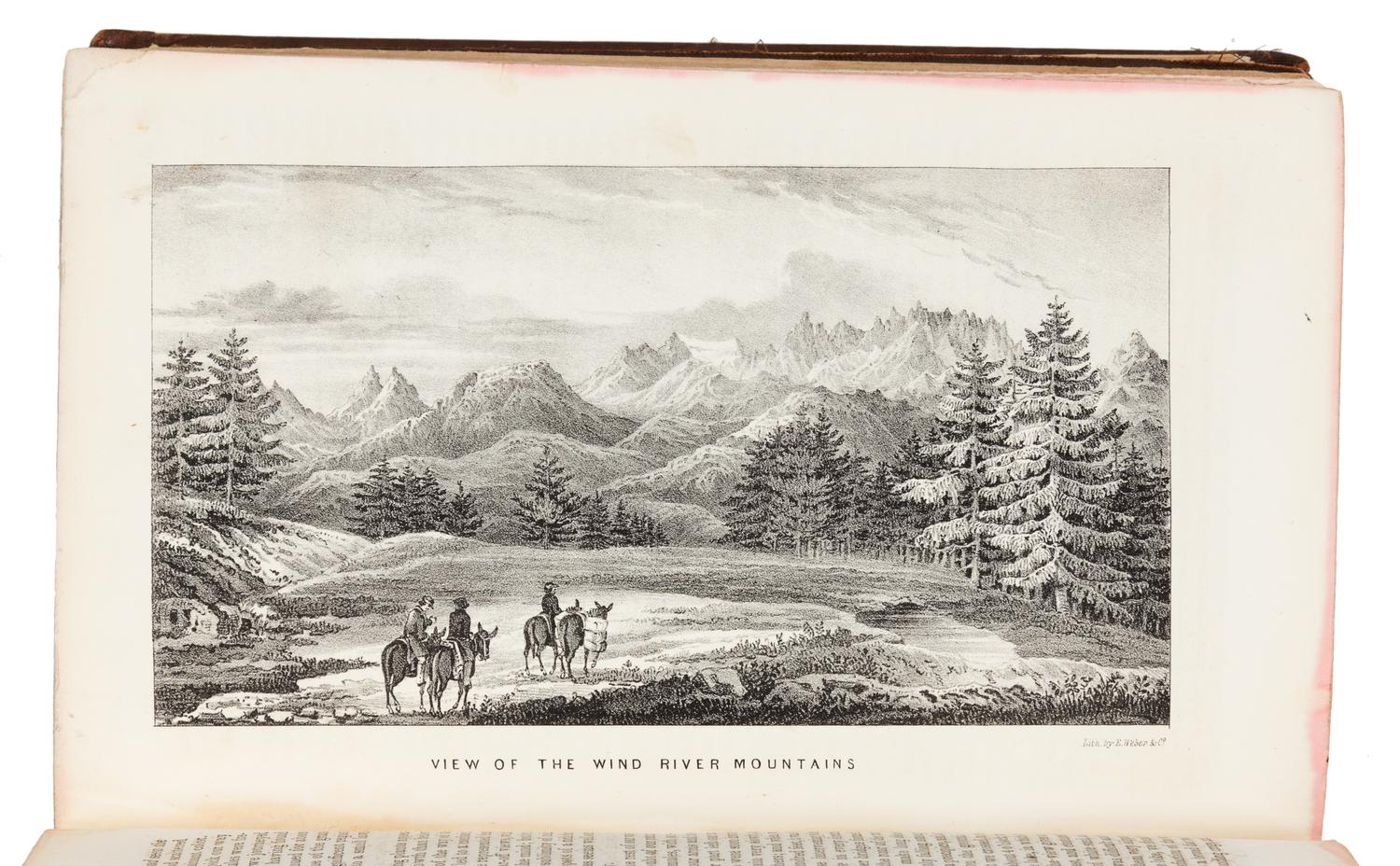 FREMONT, John Charles. Report of The Exploring Expedition to The Rocky Mountains in the year 1842. Washington, D. C., 1845. 1ST EDITION
