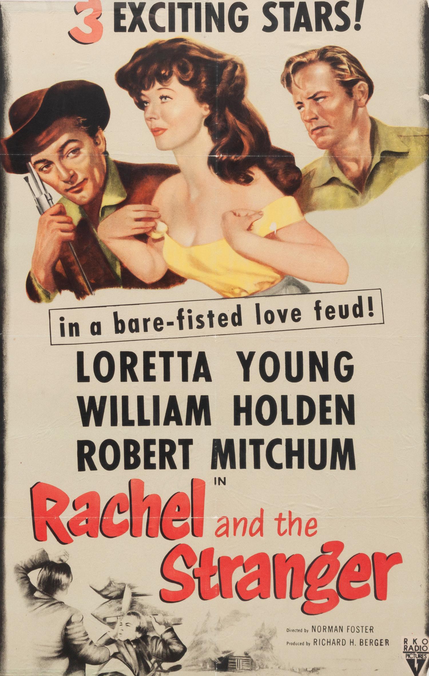 Vintage Movie Poster, Rachel and the Stranger