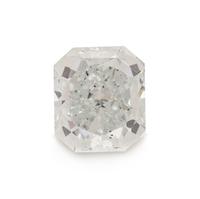 A 1.70 Carat Radiant Cut Light Blue Diamond,