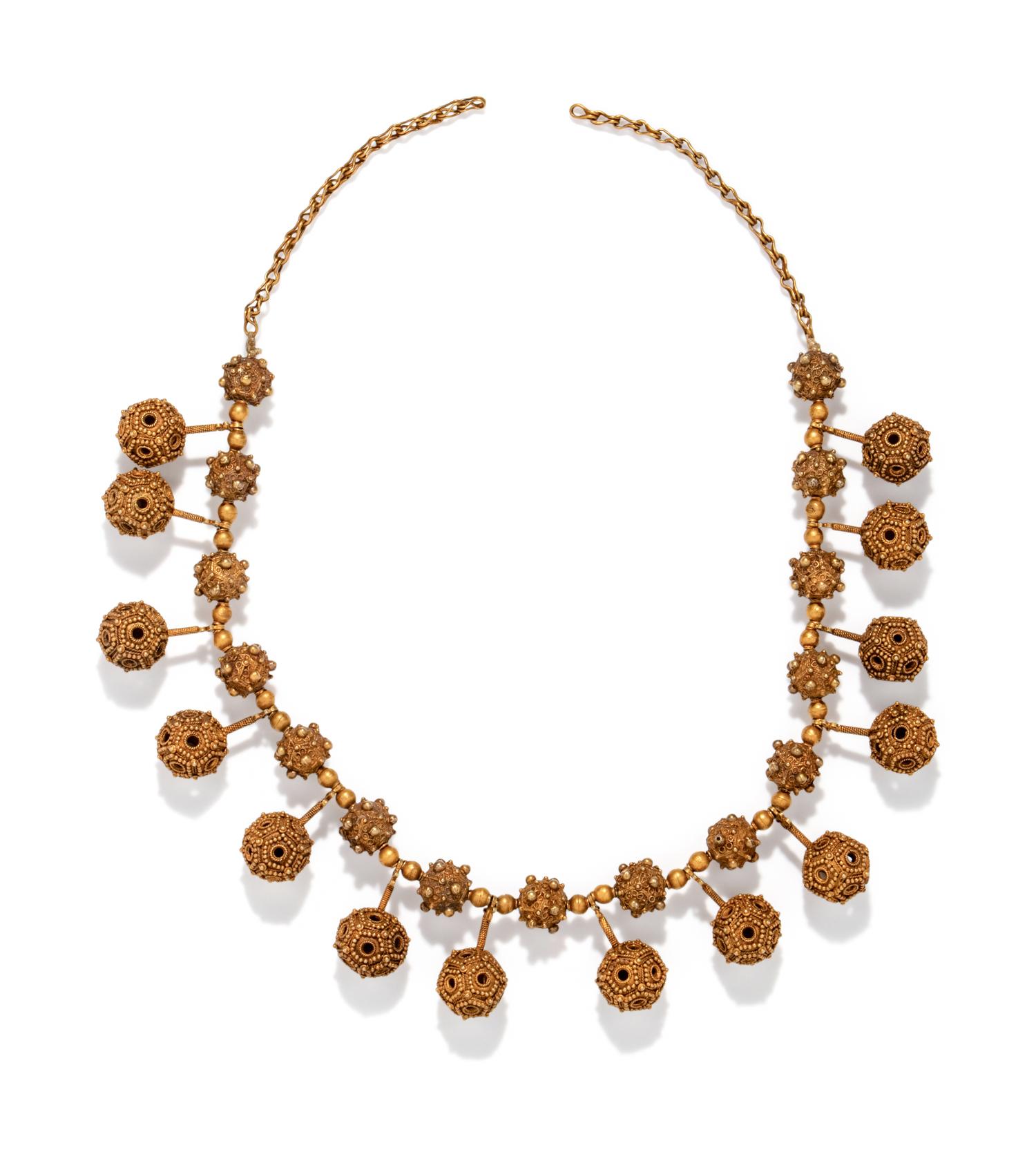 An Islamic Gold Necklace