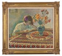 Jeune Fille Lisant , circa 1914