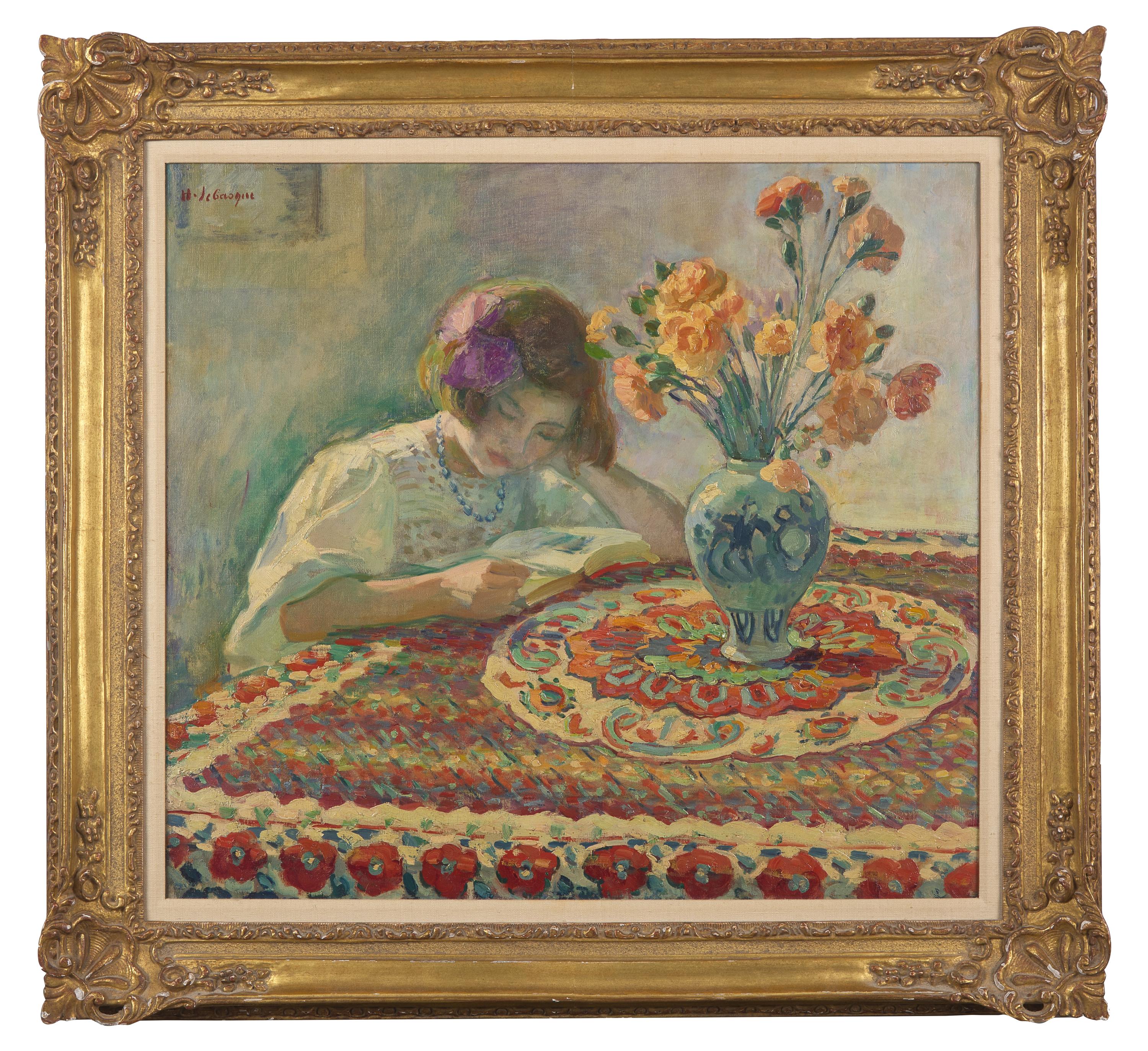 Jeune Fille Lisant , circa 1914