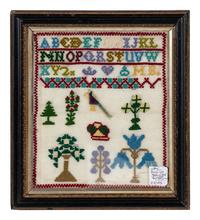 Seven Needlework Embroidered Schoolgirl's Samplers