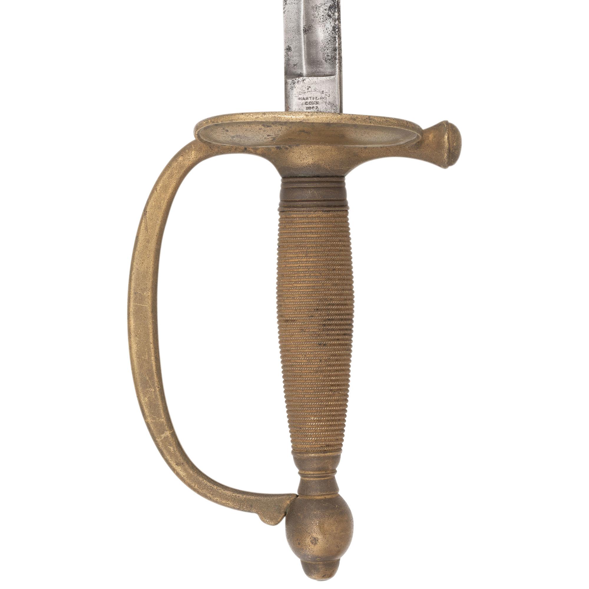Collins & Company US Model 1840 NCO Sword with Etched Blade Reading S.C. Ward