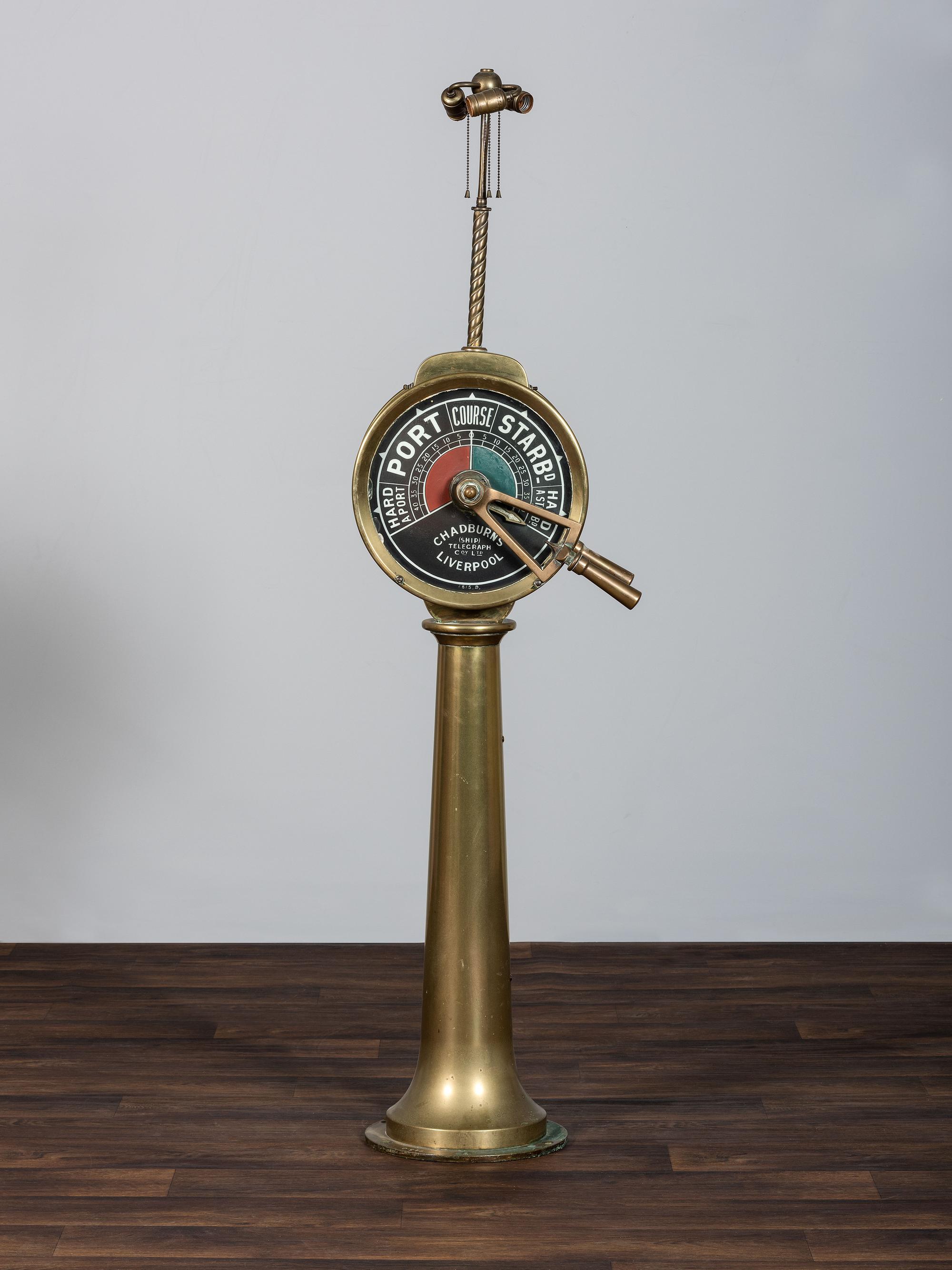 A Chadburn's Brass Ship's Telegraph