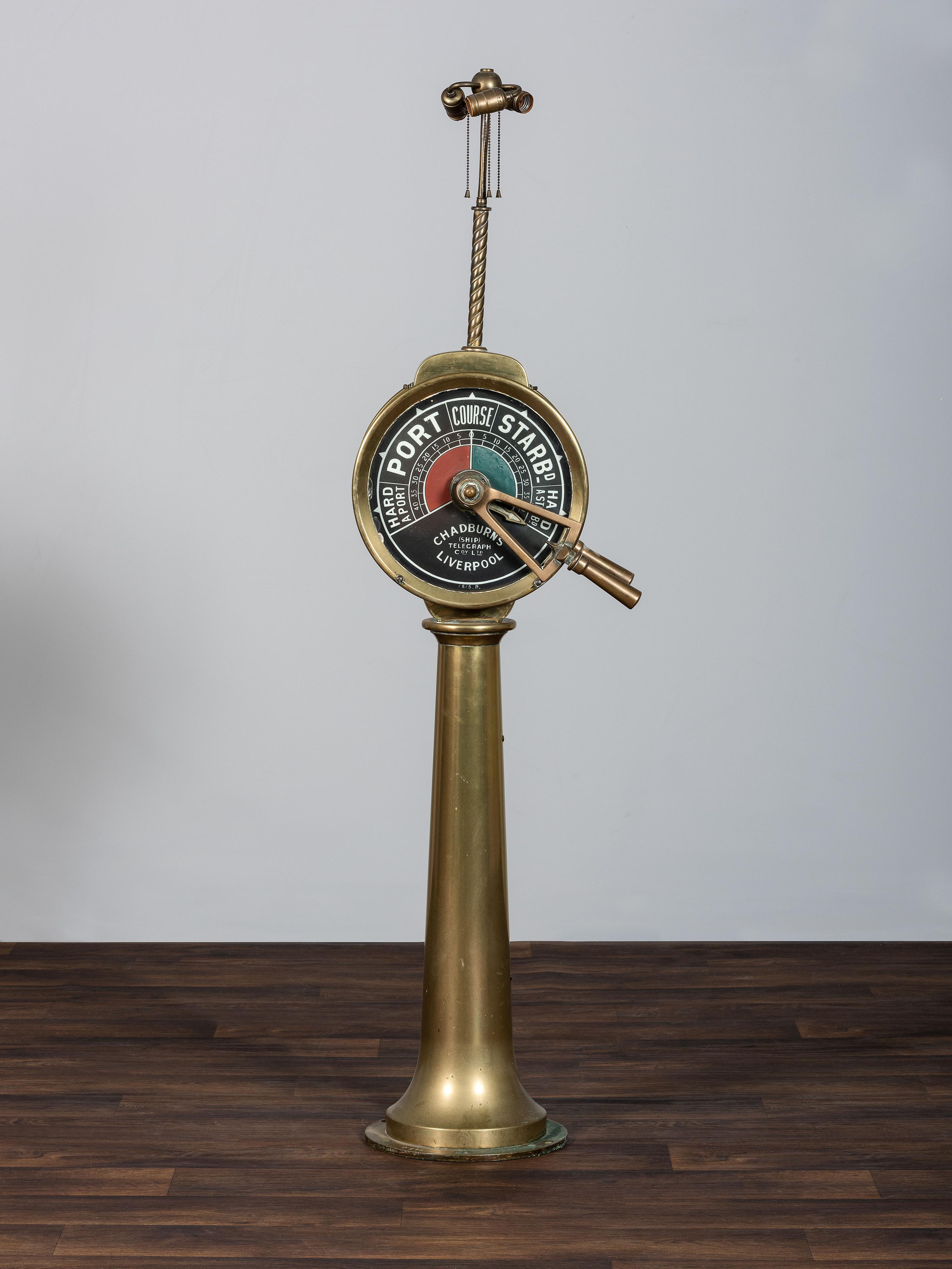 A Chadburn's Brass Ship's Telegraph