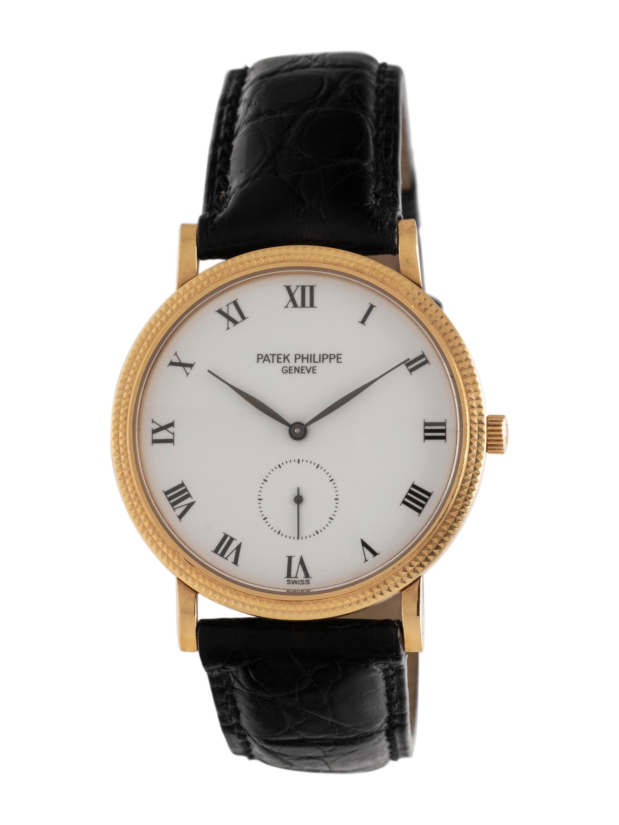 PATEK PHILIPPE, REF. 3919 18K YELLOW GOLD 'CALATRAVA' WRISTWATCH