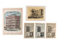 [CHICAGO]. A group of engravings and prints of Chicago and other areas of Illinois.