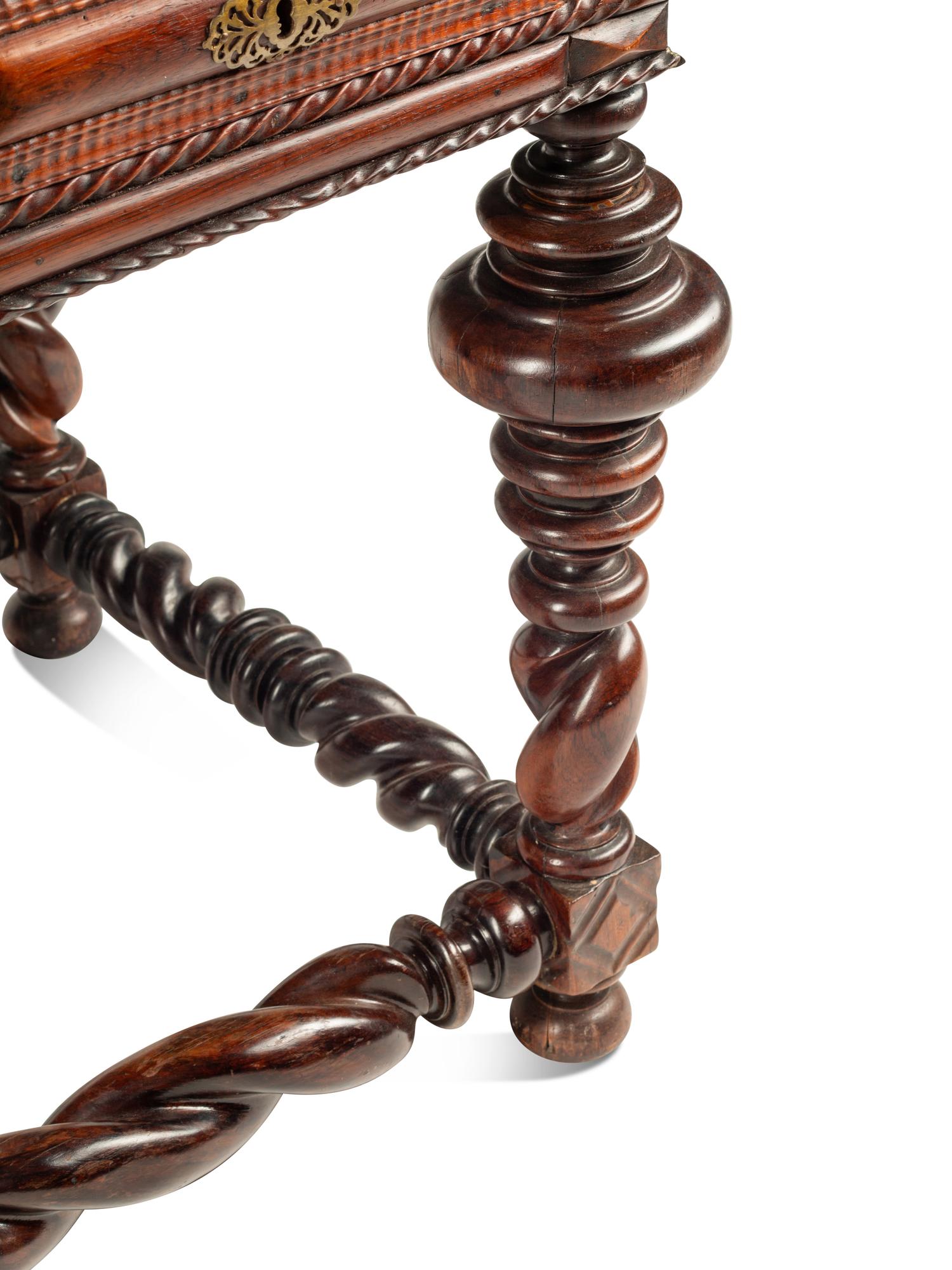 A Portuguese Walnut Library Table