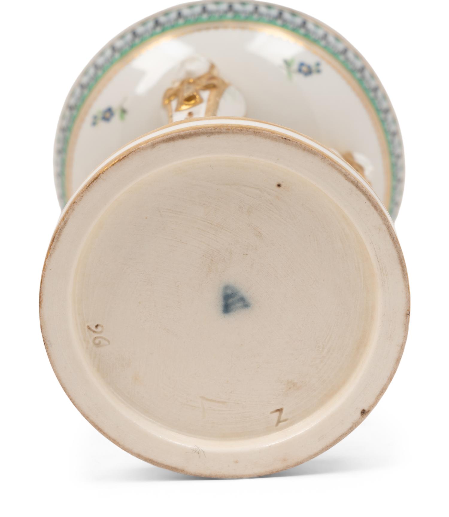 Three Continental Porcelain Articles