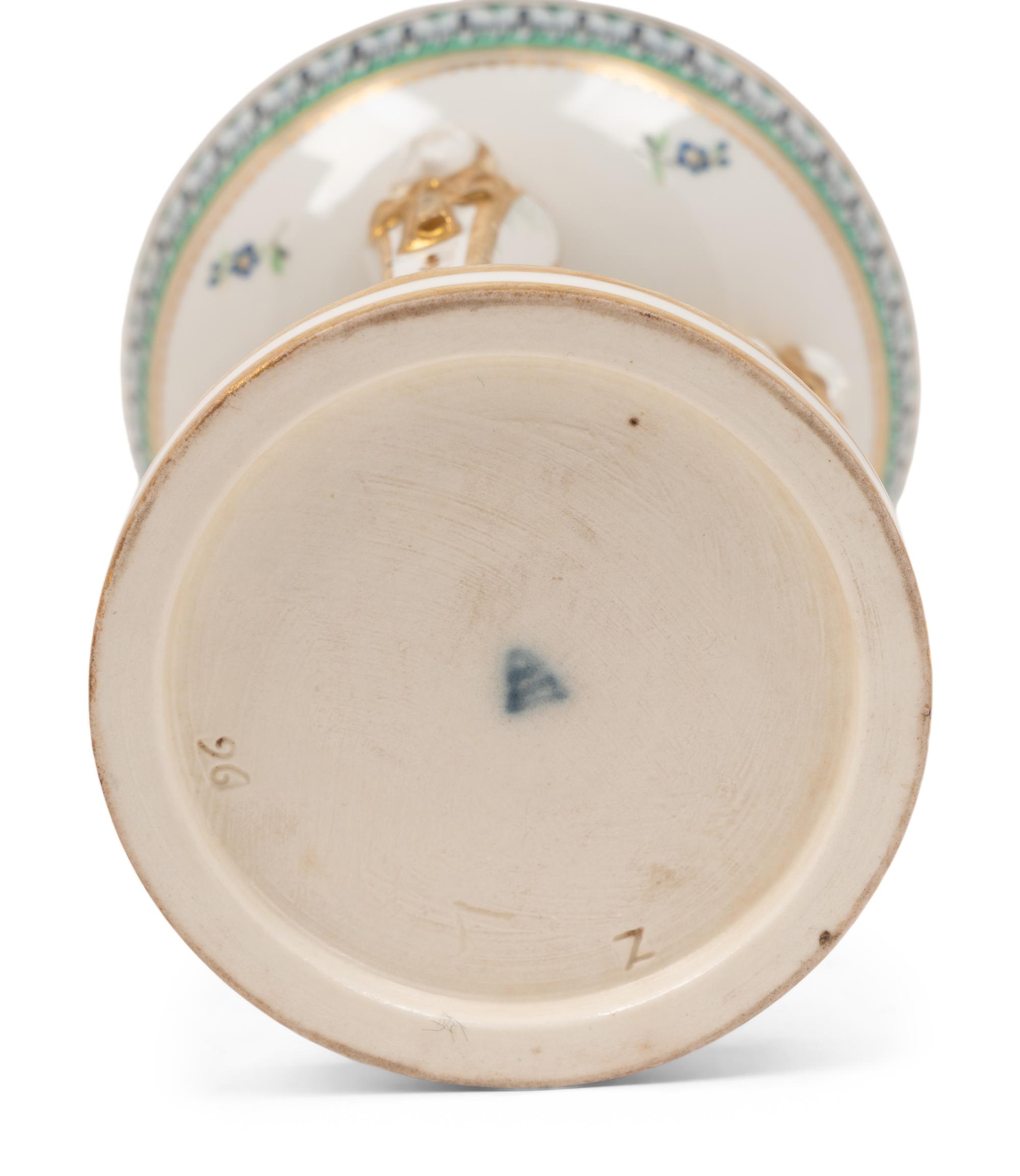 Three Continental Porcelain Articles