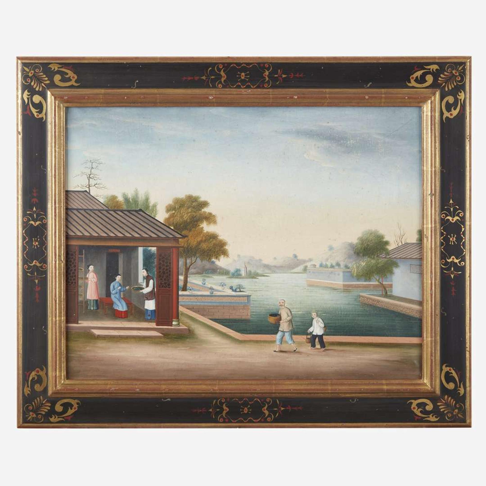 Chinese School 19th century View of Merchant's House