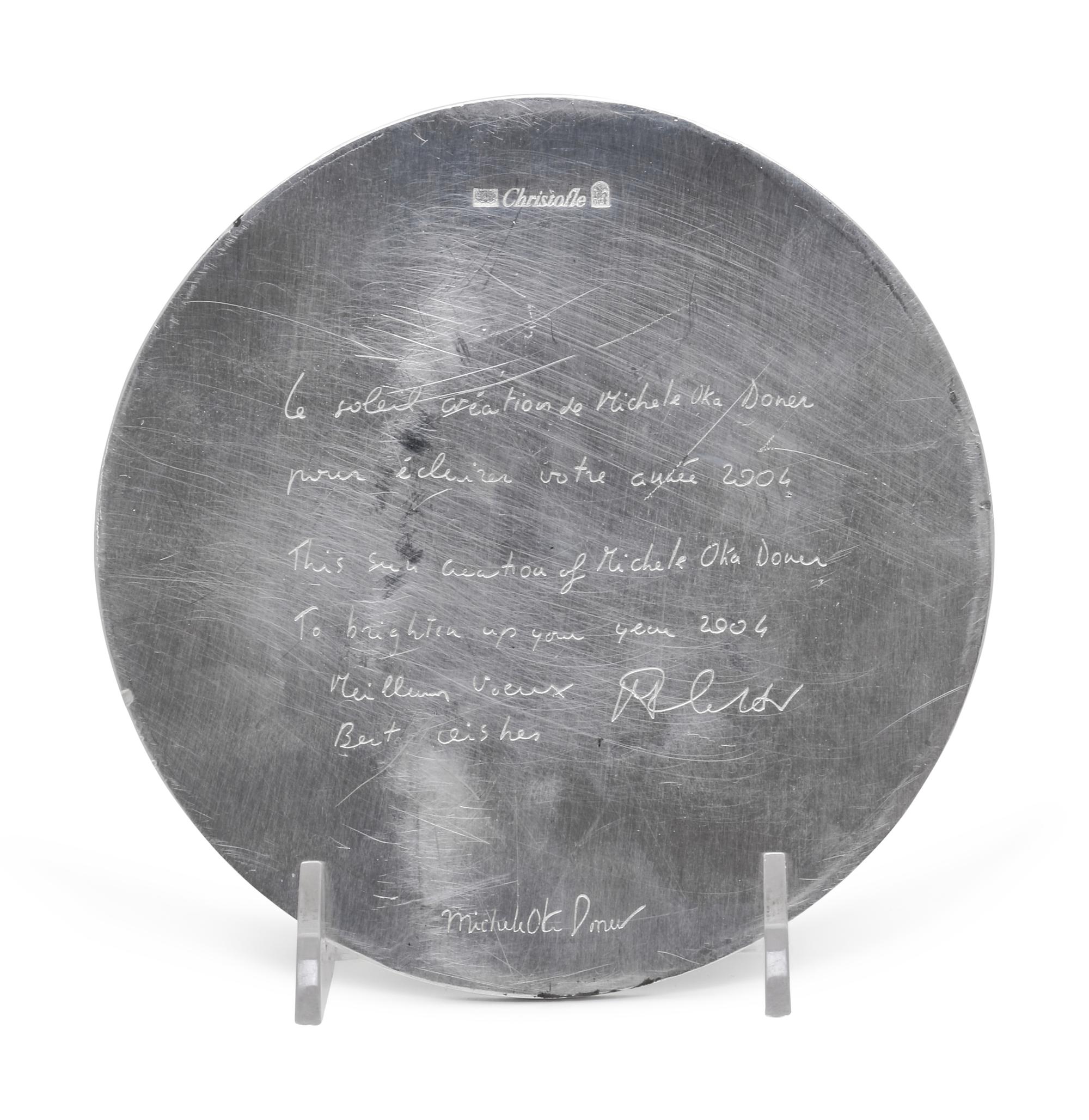 A Christofle Silver-Plate Trivet