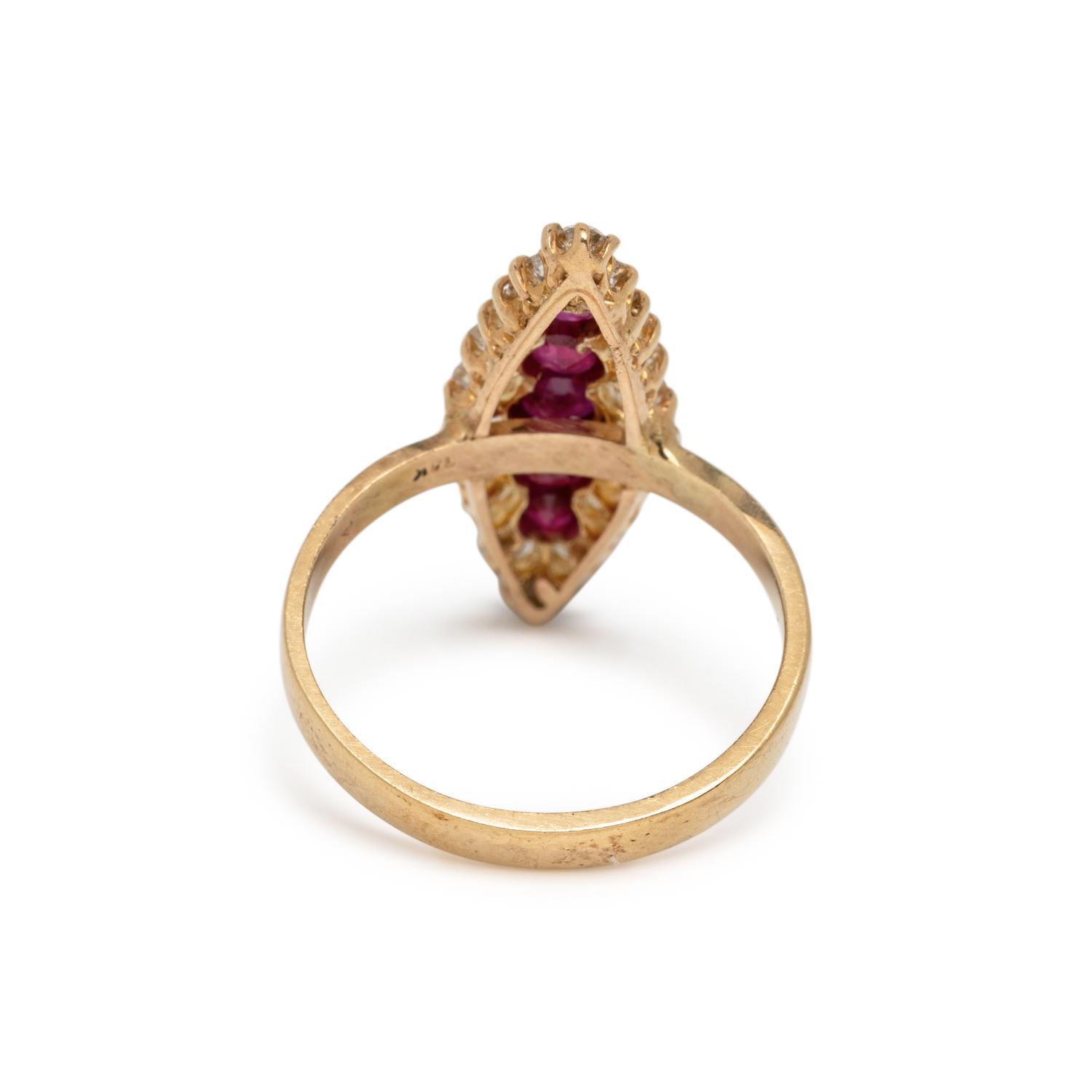 RUBY AND DIAMOND RING