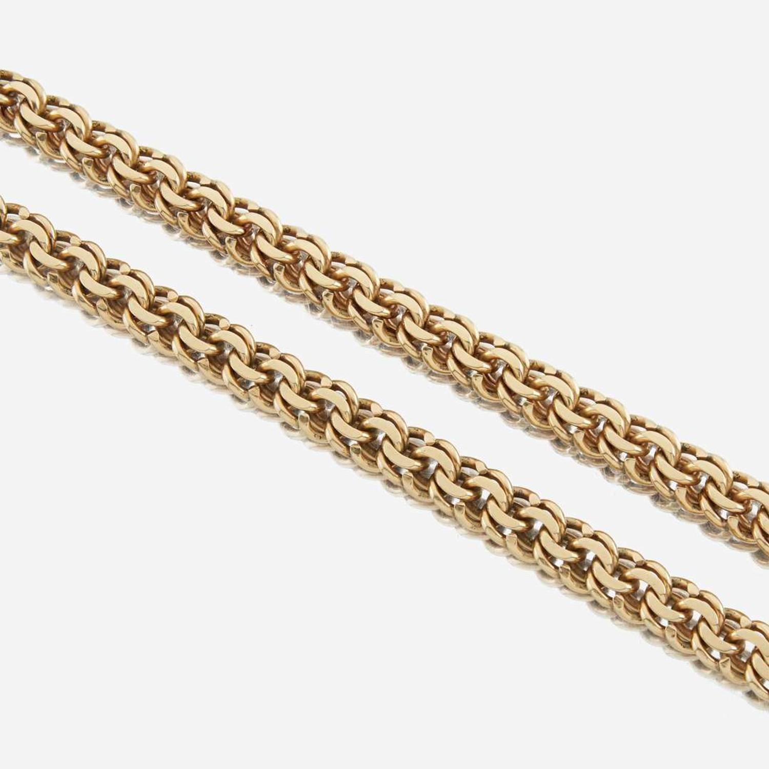 A Matching Cartier Necklace and Bracelet Set