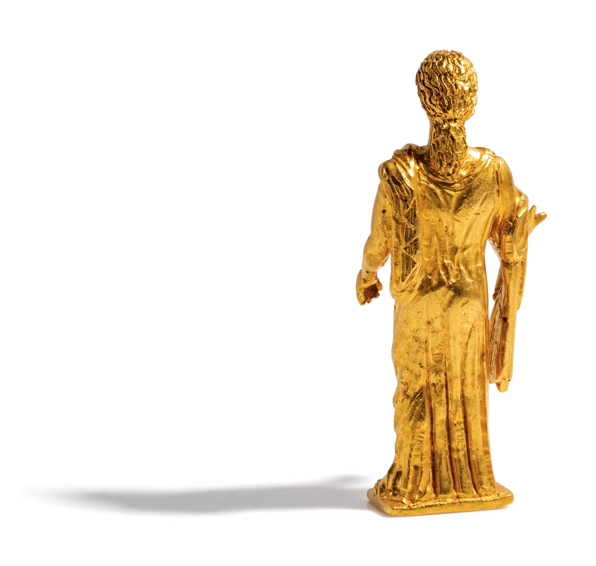 A Neoclassical Gold Figure of the Goddess Flora