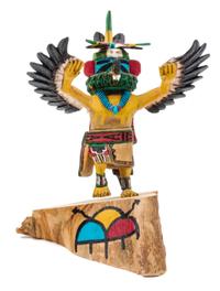 A Carved and Painted Wood Kachina Figure Height 5 3/4 inches. — Donavan Scott