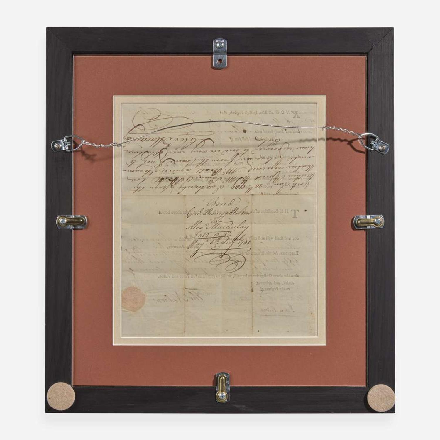 [Declaration of Independence] [Virginia] Nelson, Thomas, Jr. Partially-Printed Document, signed