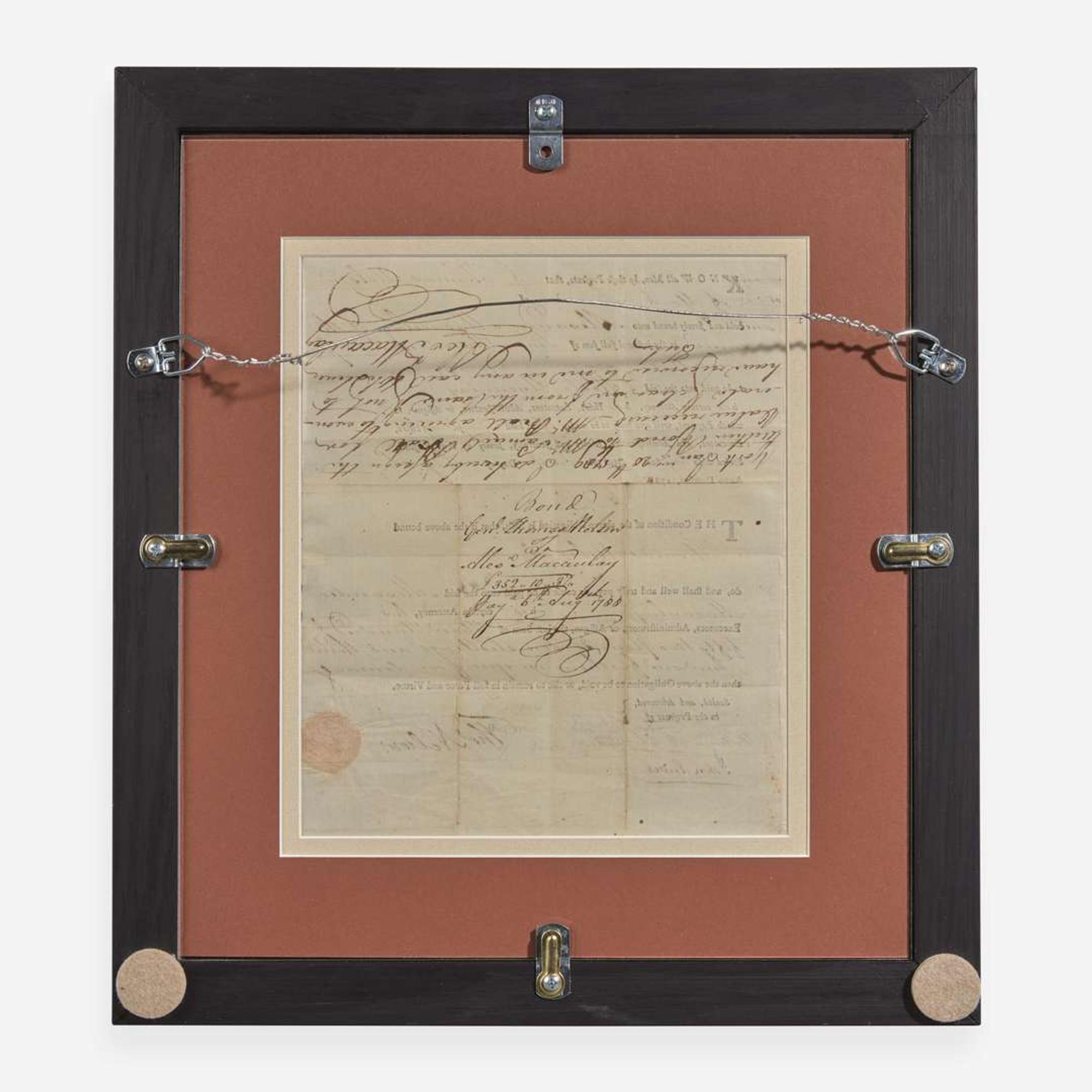 [Declaration of Independence] [Virginia] Nelson, Thomas, Jr. Partially-Printed Document, signed