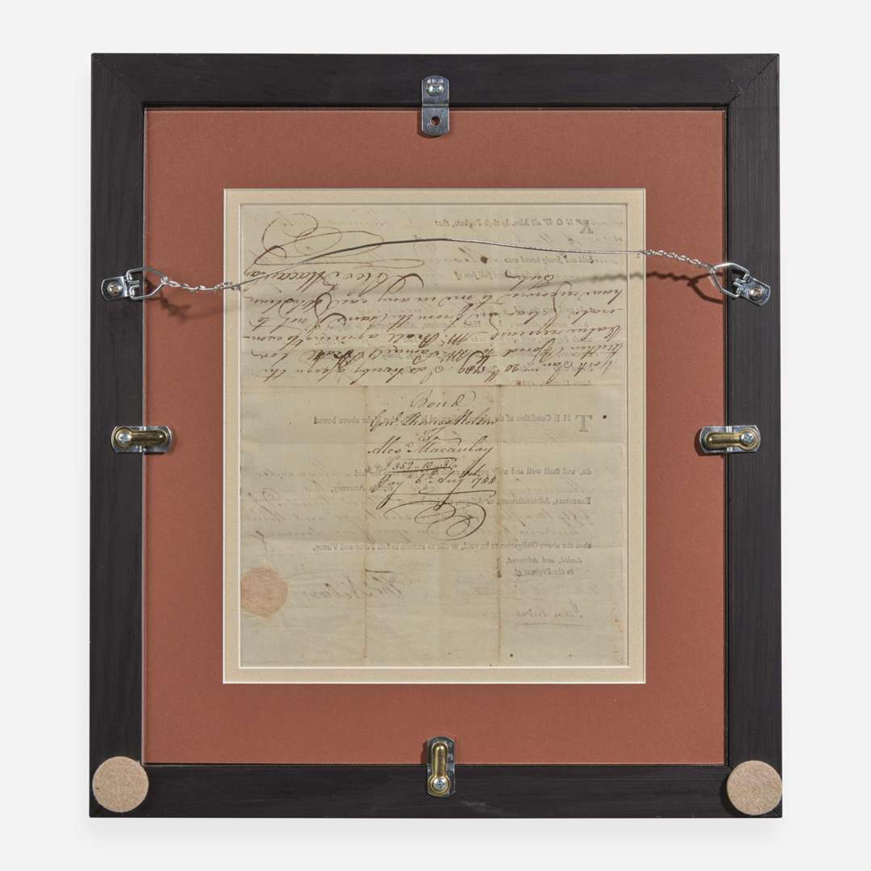 [Declaration of Independence] [Virginia] Nelson, Thomas, Jr. Partially-Printed Document, signed